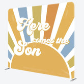 Aperturee - Aperturee Here Comes The Son Baby Shower Pillow Case Backdrop